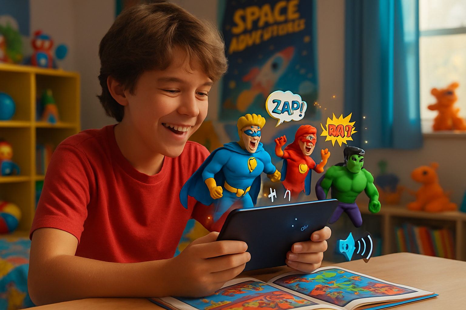 AR Comic Book Viewer MVP for Kids and Teens